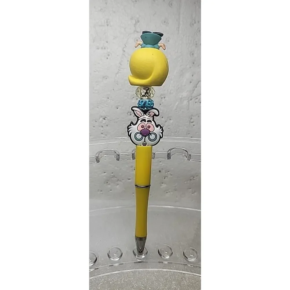 Disney Doorables Beaded Pen Alice and the White Rabbit from Alice in Wonderland